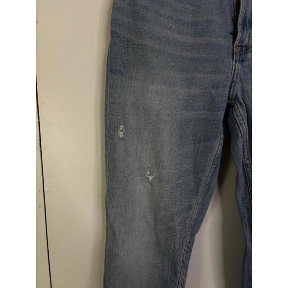 Abercrombie Fitch Jeans Womens 2 Short Ultra High Rise Mom Jeans Light Wash - Picture 2 of 10